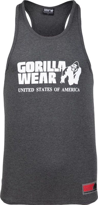 Gorilla Wear - Classic Tanktop - Donkergrijs - 100% Organisch Katoen