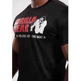 Gorilla Wear - Classic Training T-shirt - Zwart - Katoen