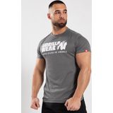 Gorilla Wear - Classic Training T-shirt - Grijs Gemêleerd - Regular Pasvorm