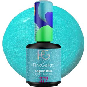 Pink Gellac Blauwe Gellak Nagellak - Gelnagellak - Gelnagels producten - Gel Nails - 372 Laguna Blue