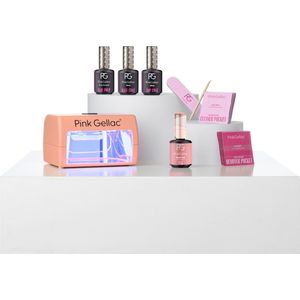 Pink Gellac - Gellak Starterspakket Neutral Sense - Manicure Set - Roze Kleur - LED UV Nagellamp