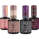 Pink Gellac - Timeless Colour Set - Nagellak - Serenity Orange, Creamy Taupe, Dove Grey, Muted Plum - 4 Stuks