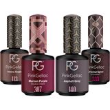 Pink Gellac - Chic Colour Set - Nagellak - 4 Kleuren - Vegan - HEMA Vrij