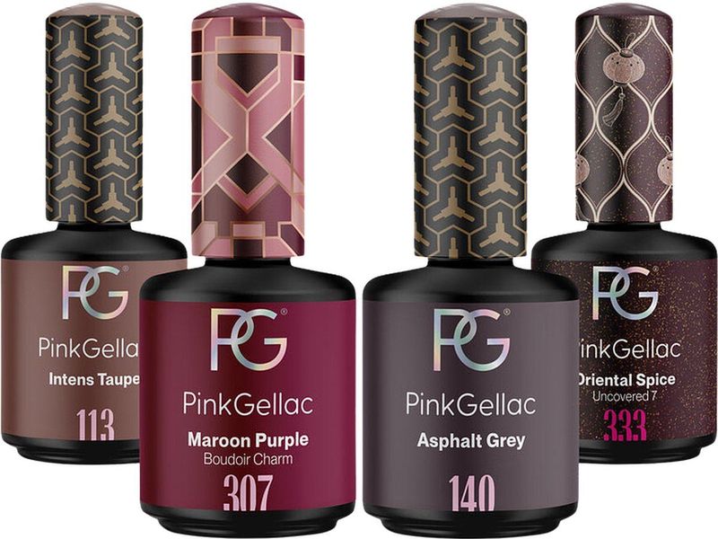 Pink Gellac - Chic Colour Set - Nagellak - 4 Kleuren - Vegan - HEMA Vrij