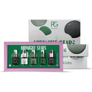 Pink Gellac Collection Box Midnight Stars - Gellak Set Kleuren van 5 x 15ml Kleuren - Gelnagellak - Gel Lak
