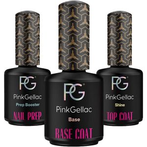 Pink Gellac - Base Essentials Set - Nagellak - Vegan - 100% Vrij van HEMA