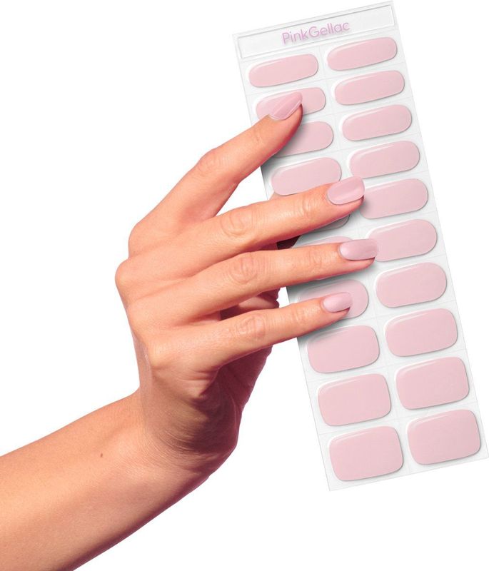 Pink Gellac - Gellak Stickers 0003 Toasted Nude - Nagelstickers - 20 stuks in 10 maten