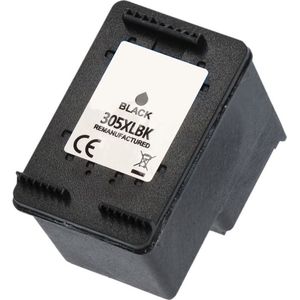 Geschikt voor HP 305XL Inktcartridge Zwart - Geschikt voor DeskJet 2710 - 2720 - 2724 - Plus 4120 - Envy 6010 - 6020 - 6022 - 6030 - 6032 - 6420 - 3YM62AE