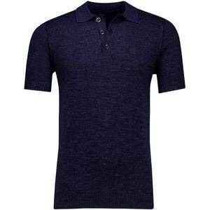 Butcher of Blue Clifden - Poloshirt - Donkerblauw Gemêleerd - Katoen