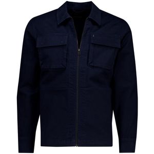 Butcher of Blue - Sonam Overshirt - Donkerblauw - Katoen/Elastaan