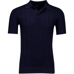 Butcher of Blue - Ripley Knit Polo - Blauw - Gebreid Materiaal