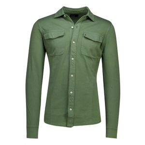 Butcher of Blue - Finn Pocket Jersey Overshirt - Khaki Beige - Biologisch Katoen