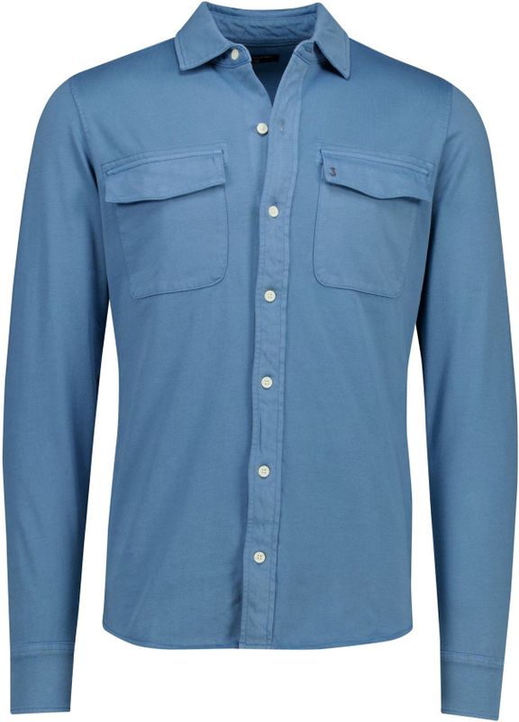 Butcher of Blue - Finn Pocket Jersey Overshirt - Khaki Beige - Biologisch Katoen