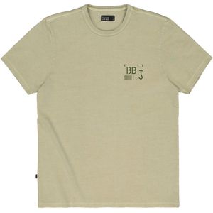 Butcher of Blue Leaf Groene Stencil Tee