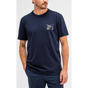 Butcher Of Blue T-Shirt Stencil - Blauw - Heren