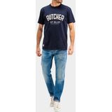 Butcher of Blue - Heren College Tee - Donkerblauw