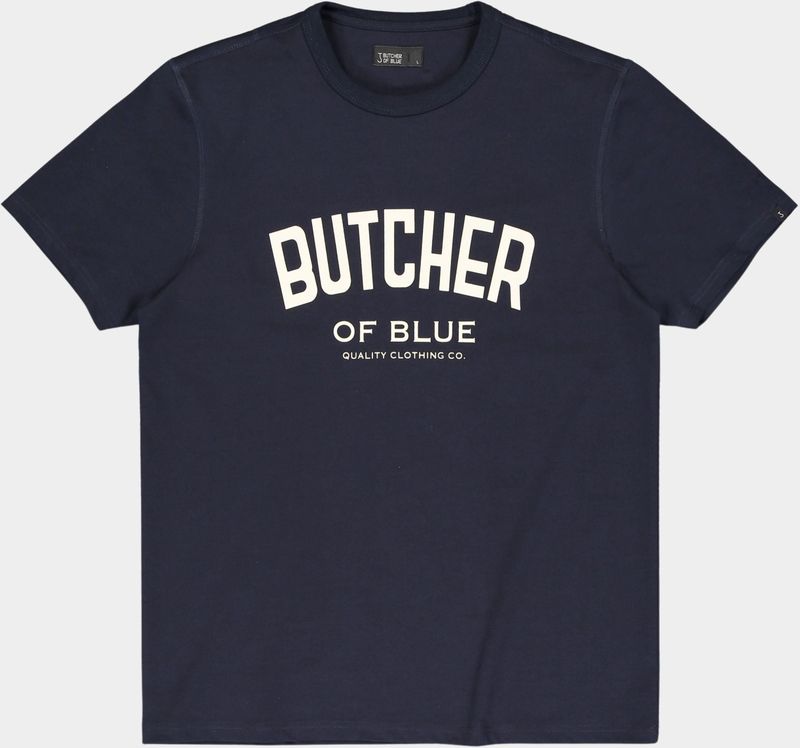 Butcher of Blue - Heren College Tee - Donkerblauw