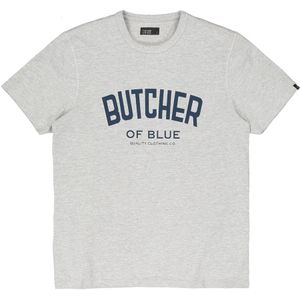 Butcher of Blue - Army College Tee - Heren - Blauw - Katoen