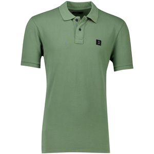 Butcher of Blue - Poloshirt - Groen - Katoen - Korte Mouwen
