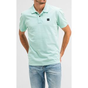 Butcher of Blue - Polo - Turquoise - Katoen - Normale Fit
