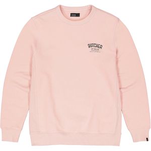 Butcher of Blue Army College crew neck trui roze effen