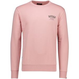 Butcher of Blue - College Crew Trui - Roze - 80% Katoen 20% Polyester