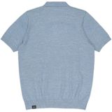 Butcher of Blue - Lt Clifden Polo - Heren - Blauw - Katoen