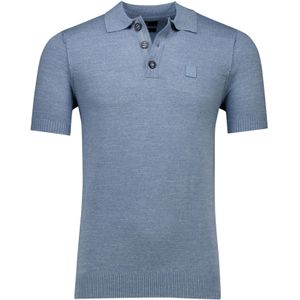 Butcher of Blue - Lt Clifden Polo - Heren - Blauw - Katoen