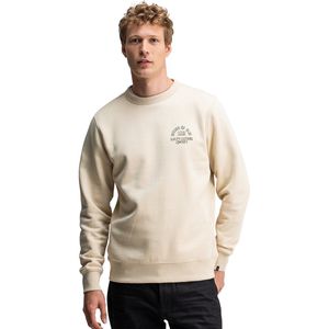 Butcher of Blue - Zandbeige Sweater - Normale Pasvorm - Ronde Hals