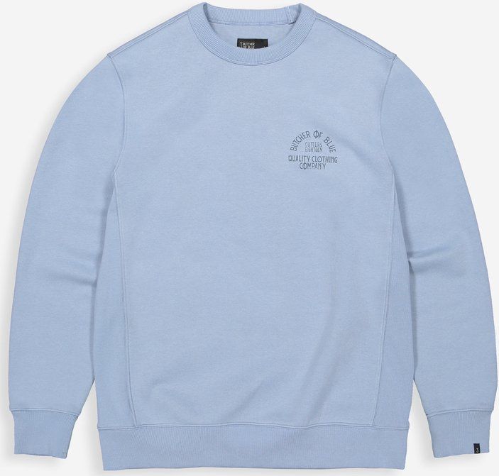 Butcher of Blue - Zandbeige Sweater - Normale Pasvorm - Ronde Hals