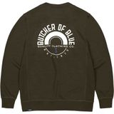 Butcher of Blue - Army Circle Crew Sweater - Groen - Heren