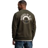 Butcher of Blue - Army Circle Crew Sweater - Groen - Heren