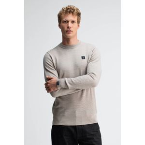 Butcher of Blue - Structure Crew Sweater - Beige - Heren