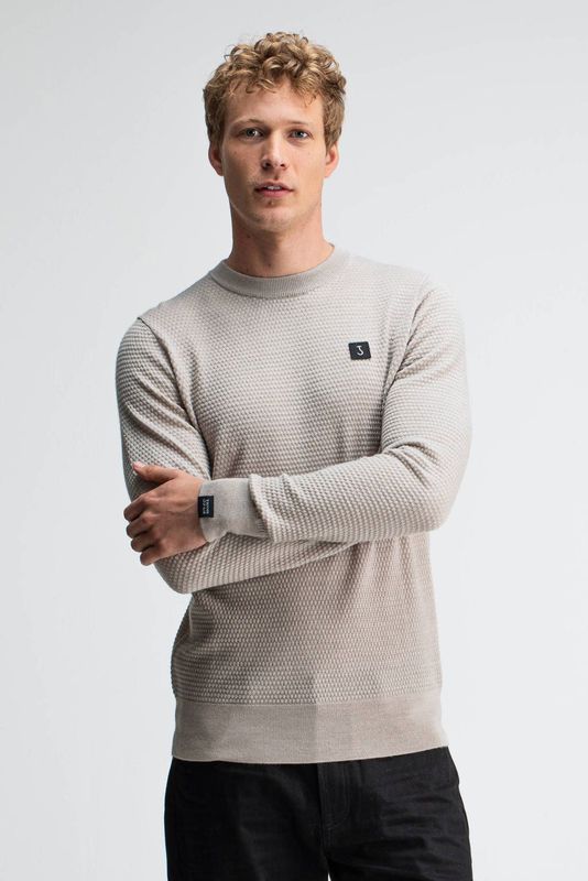 Butcher of Blue - Structure Crew - Trui - Grijs - Heren