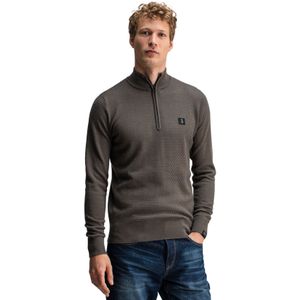 Butcher of Blue - Structure Halfzip - Coltrui - Bruin