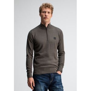 Butcher of Blue - Structure Halfzip - Coltrui - Bruin