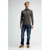 Butcher of Blue - Structure Halfzip - Coltrui - Bruin