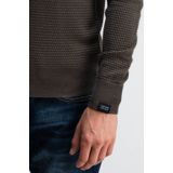 Butcher of Blue - Structure Halfzip - Coltrui - Bruin