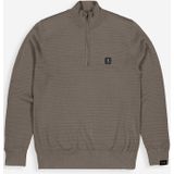 Butcher of Blue - Structure Halfzip - Coltrui - Bruin