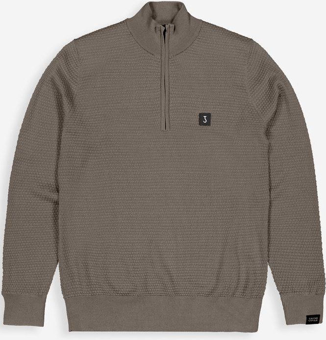 Butcher of Blue - Structure Halfzip - Coltrui - Bruin