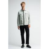Butcher of Blue - Overshirt - Lichtgroen - Regular Fit - Lange Mouwen
