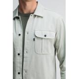 Butcher of Blue - Overshirt - Lichtgroen - Regular Fit - Lange Mouwen
