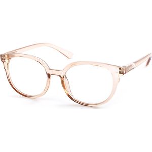Leesbril Vista Bonita NOVA - Kleur Soft Skin - Sterkte +2.00 - Uitstekende kwaliteit glazen - Robuust frame met flexveren. Incl. leuke briletui en poetsdoekje