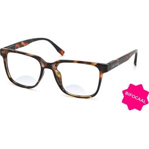 Leesbril Vista Bonita Cubo Bifocaal-Hub Havanna-+3.50