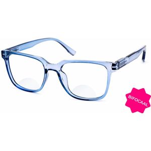 Leesbril Vista Bonita Cubo Bifocaal-Kelim Blue-+2.50