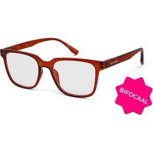 Leesbril Vista Bonita Cubo Bifocaal Terra Cotta-+1.50