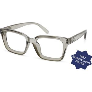 Leesbril Vista Bonita Yugo Met Blauw Licht Filter-Kadushi Silver-+3.00