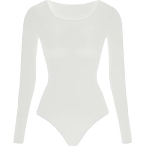 Teep Corrigerende Body Shapewear Lange Mouwen – Corrigerende Body’s – Corrigerend Ondergoed Dames – Shapewear Dames – Wit – Maat S