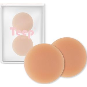 Teep - Nipple Covers - Lichtbruin - Herbruikbaar - 7 cm