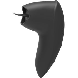 Cupitoys® Luchtdruk vibrator met tong - 8cm - Zwart - 12 standen - Vibrators voor vrouwen en mannen - Sex toys voor vrouwen en mannen